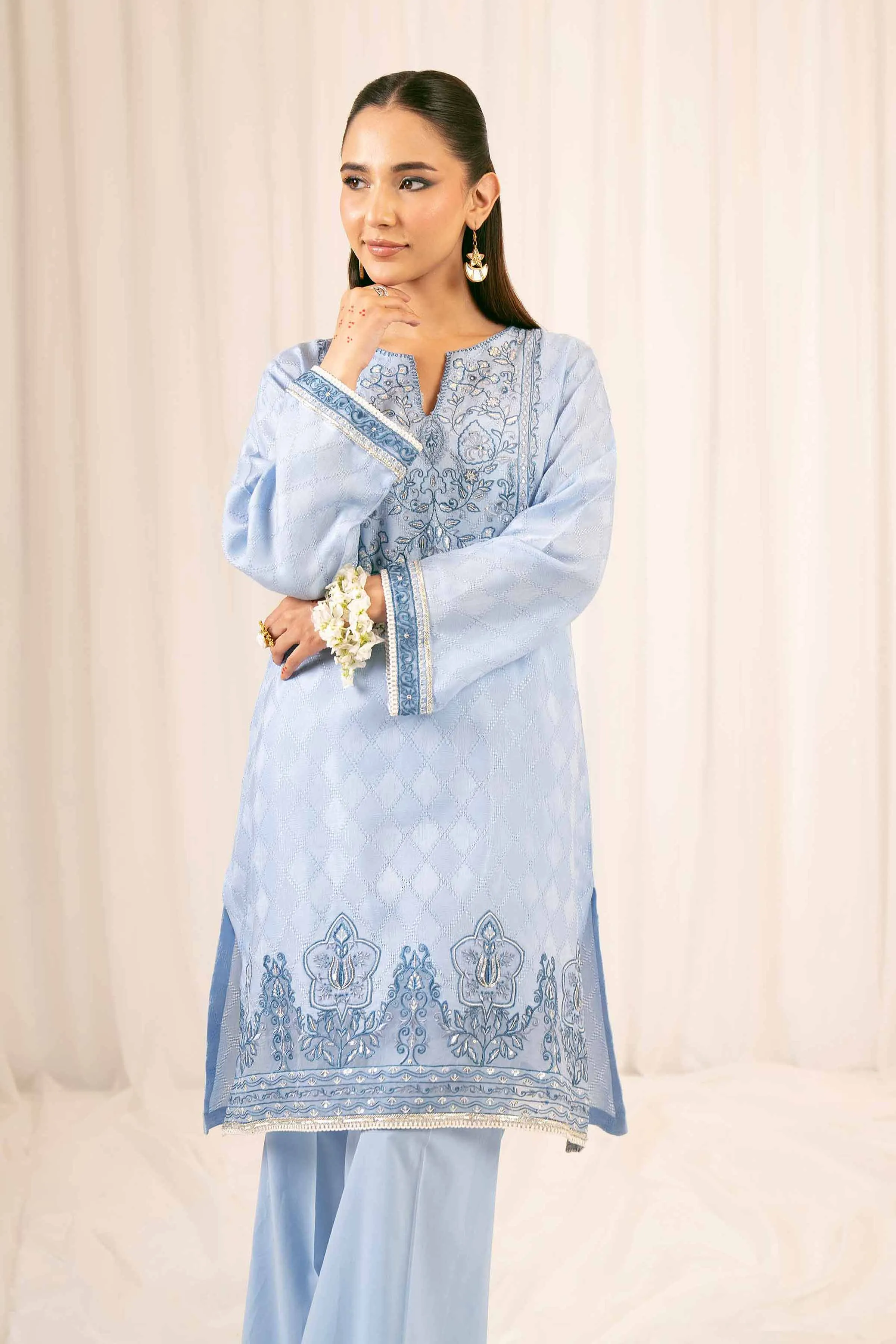 2 Piece - Embroidered Suit - PFE25-22