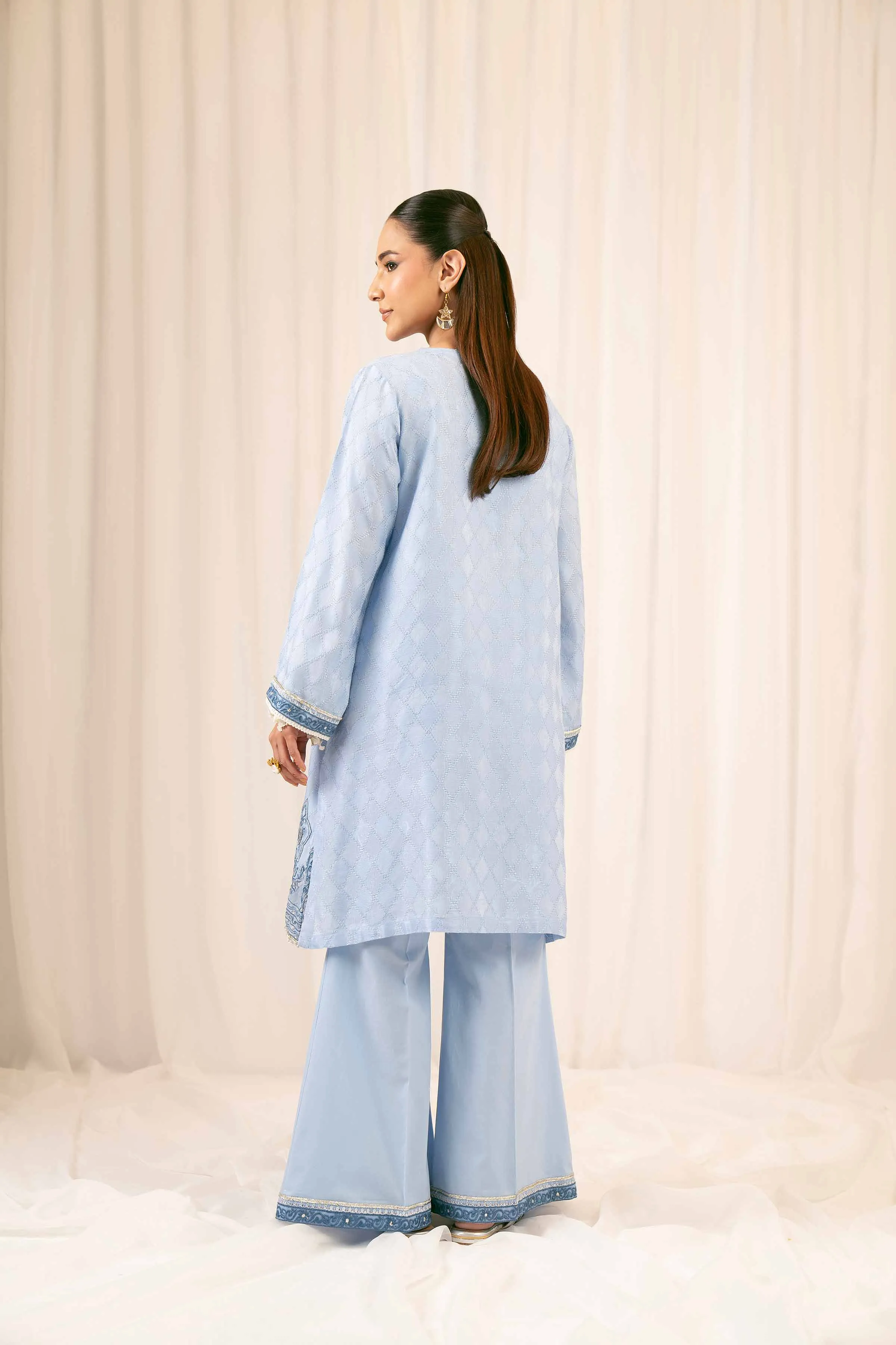 2 Piece - Embroidered Suit - PFE25-22