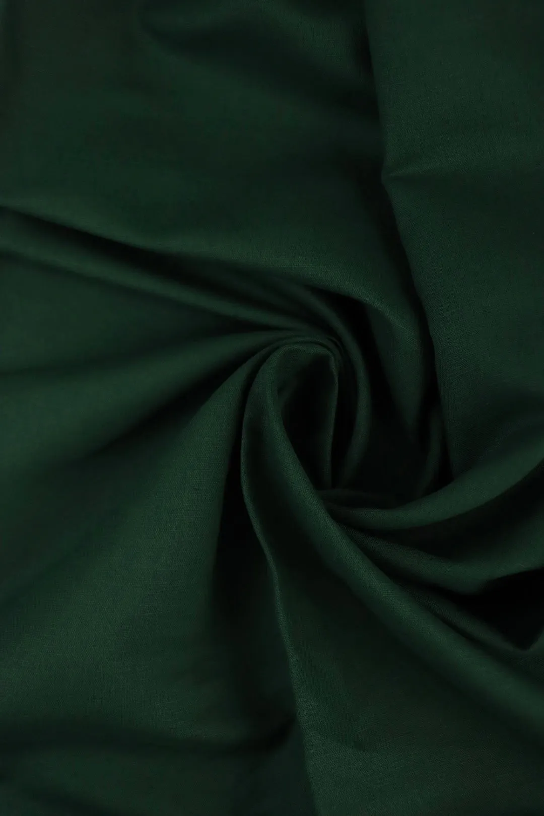 2YD PRECUT; Forest Green Parkville Linen Cotton