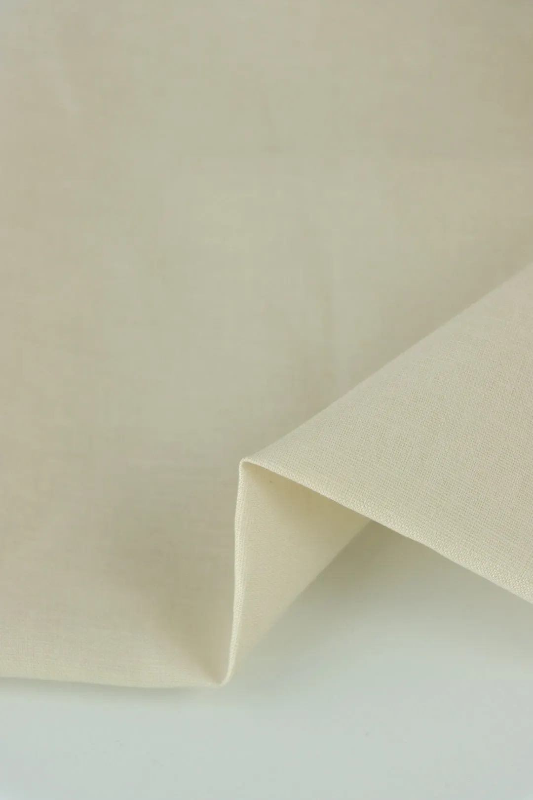 2YD PRECUT; White Chocolate Parkville Linen Cotton