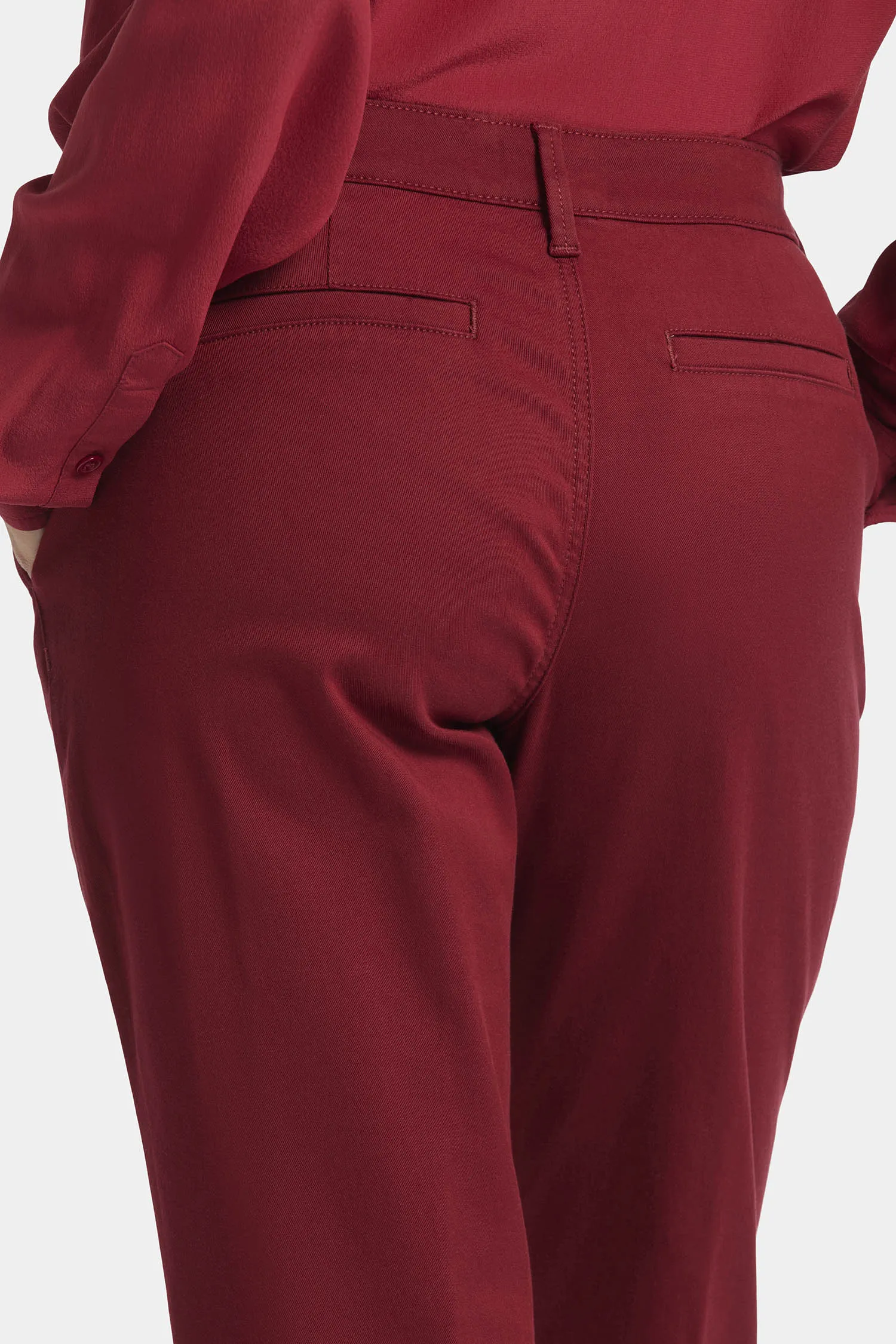 Barbara Bootcut Trouser Pants - Wild Currant
