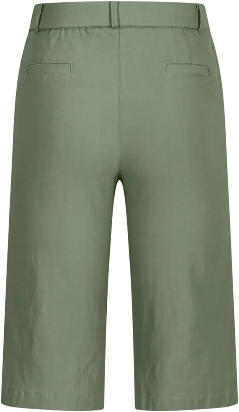 Bermuda Shorts for Women Trendy 2025 Casual Summer High Waisted with Pockets Chino Short Straight Vacation Outfits