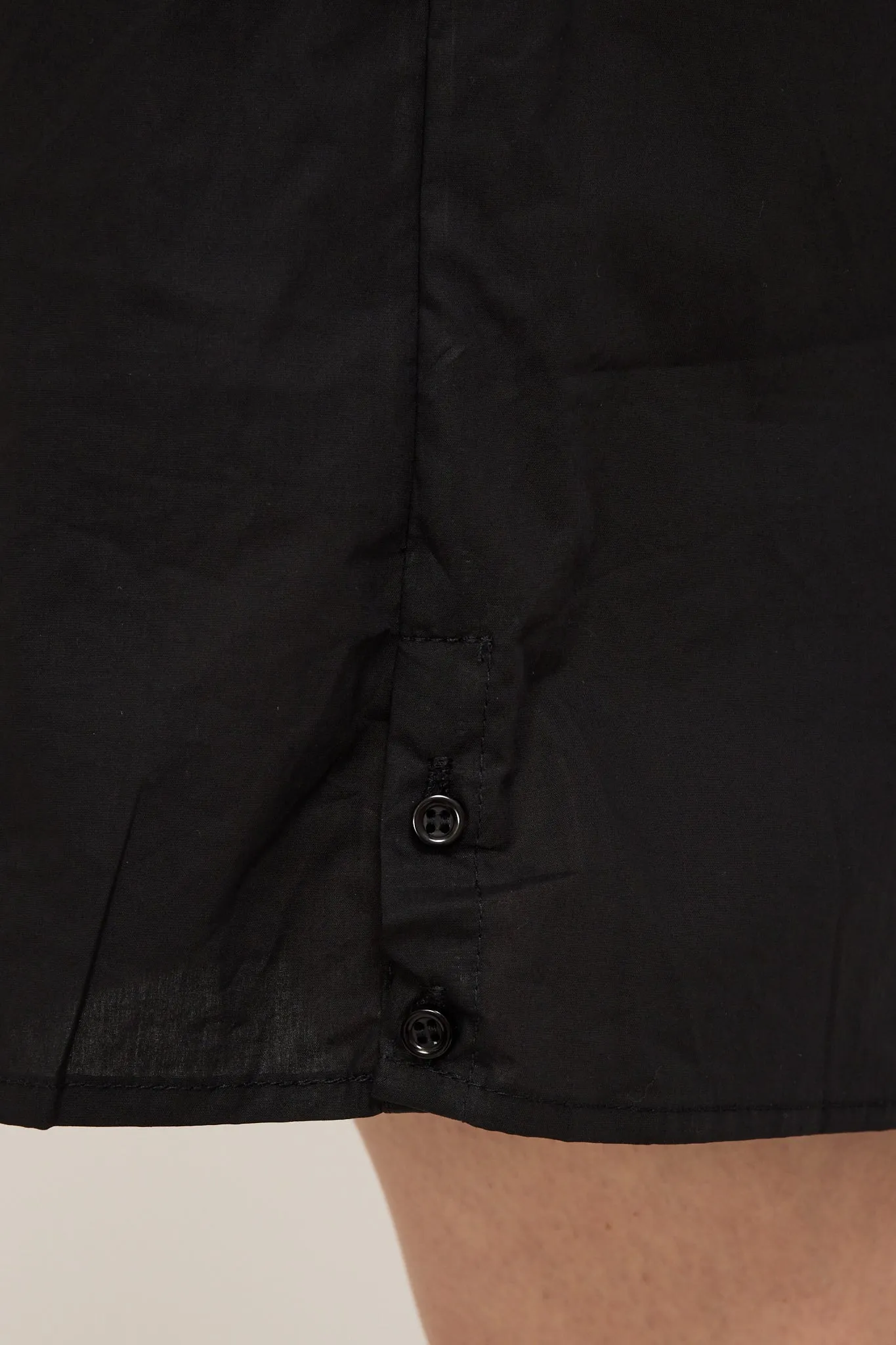 Button Short Black