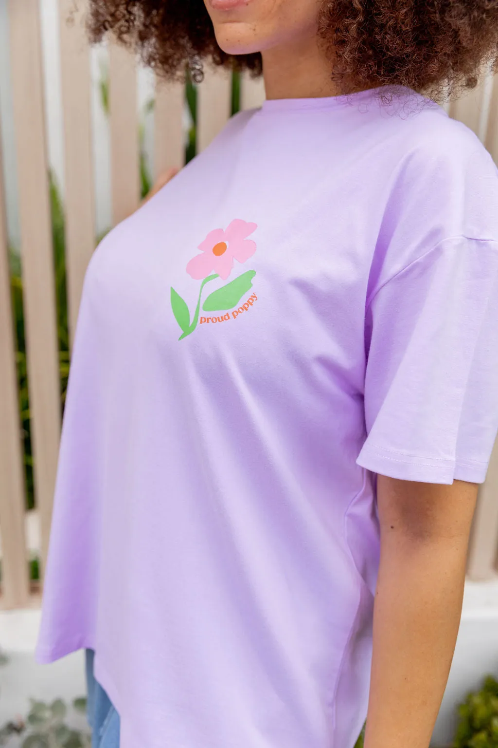 Choose Kindness Tee in Pastel Lilac
