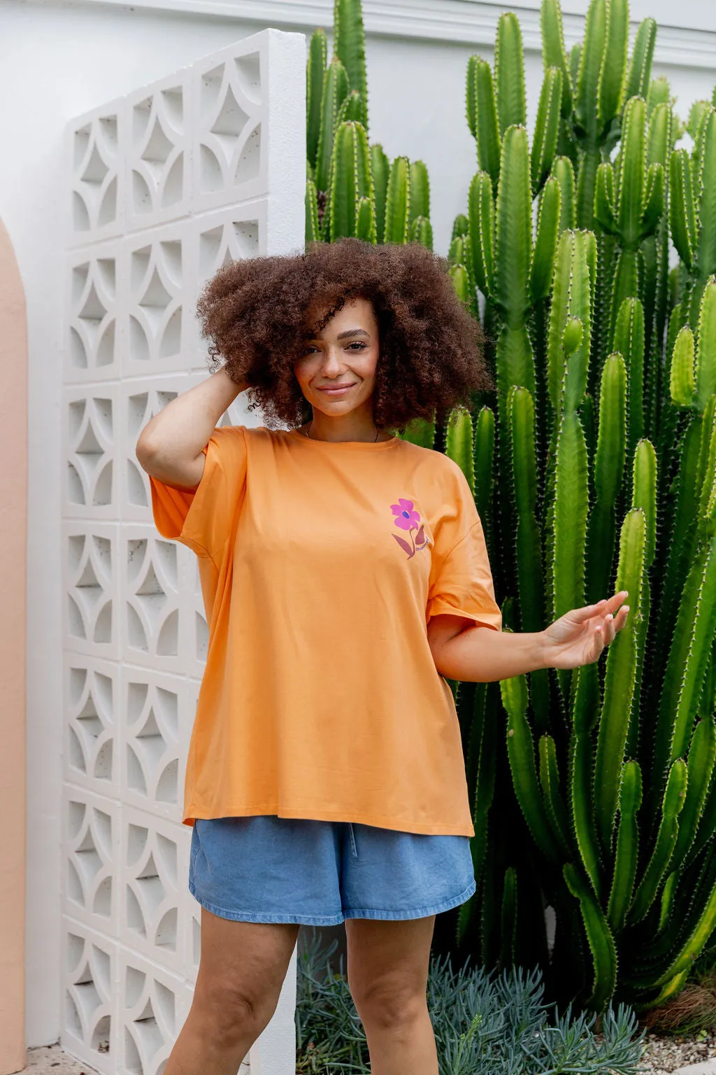 Choose Kindness Tee in Peach
