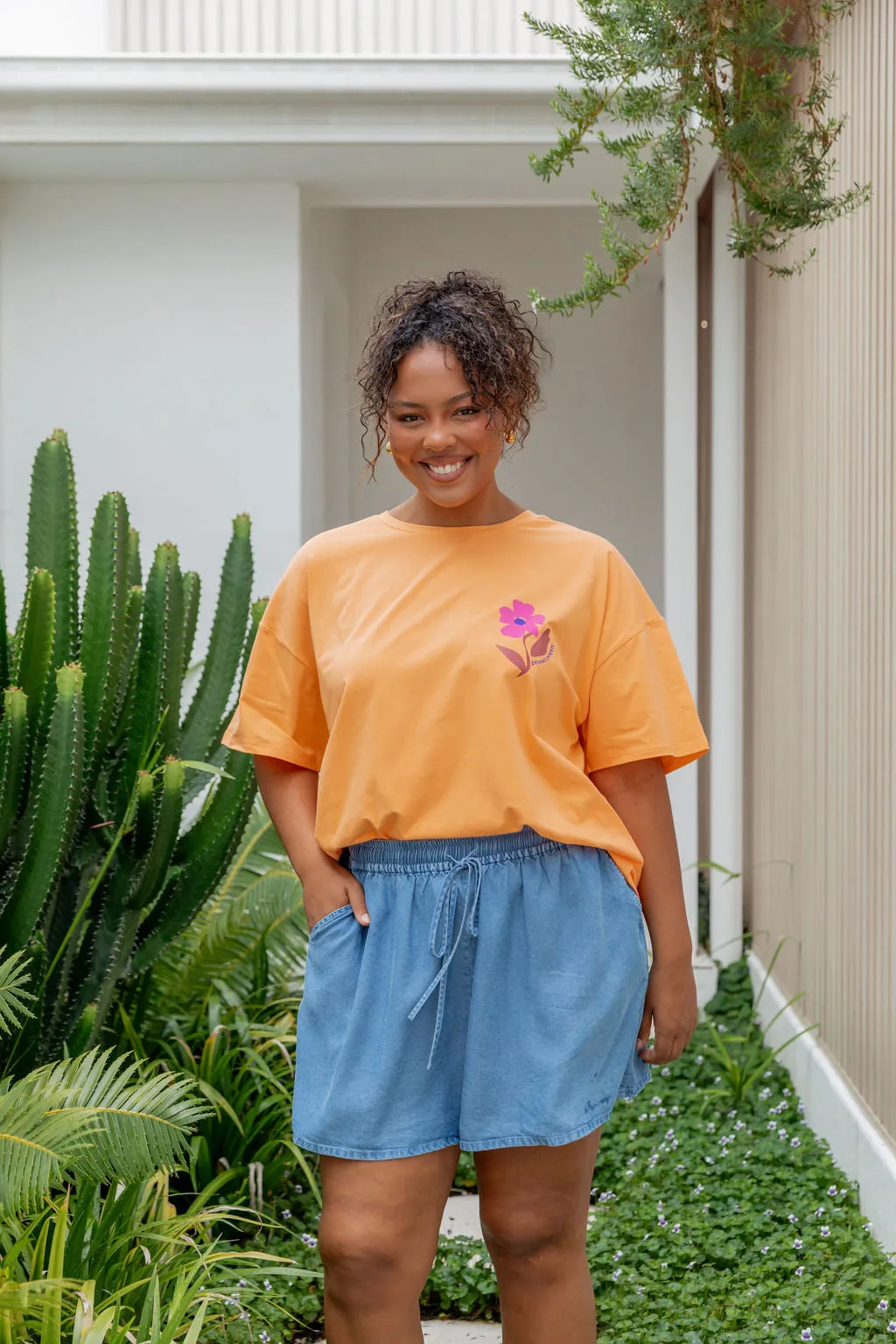 Choose Kindness Tee in Peach