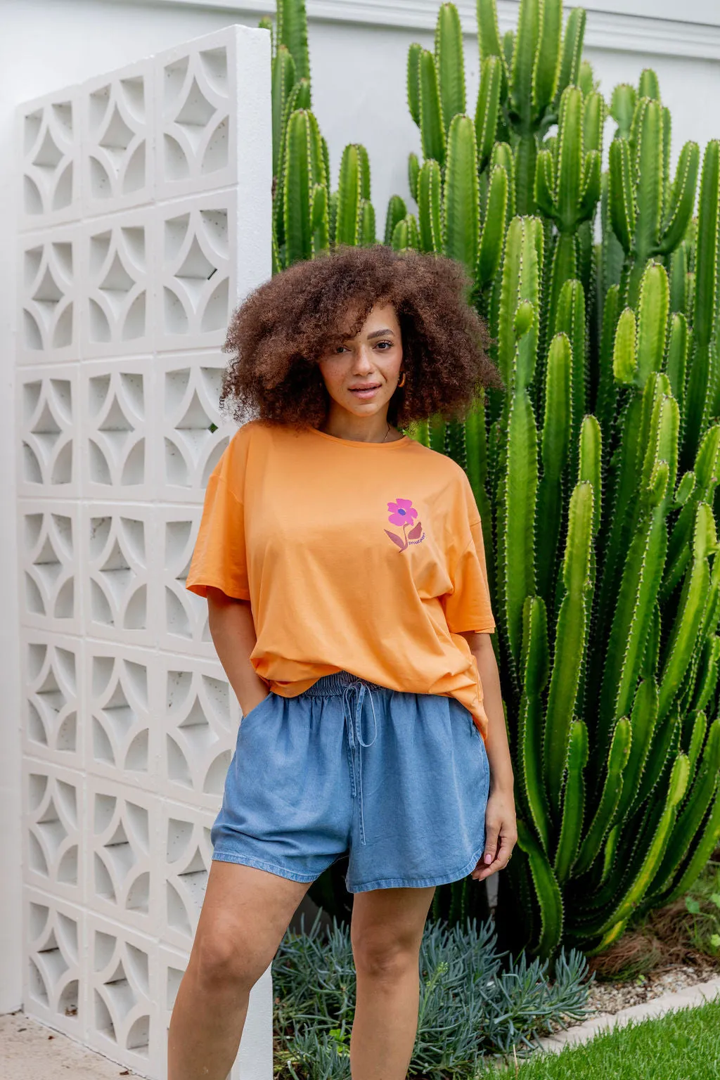 Choose Kindness Tee in Peach