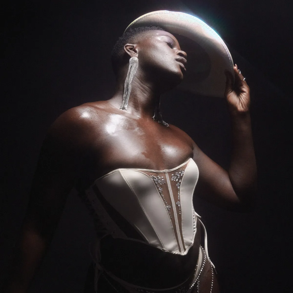 Dripping in Jewels Thong - Champagne/Butterscotch