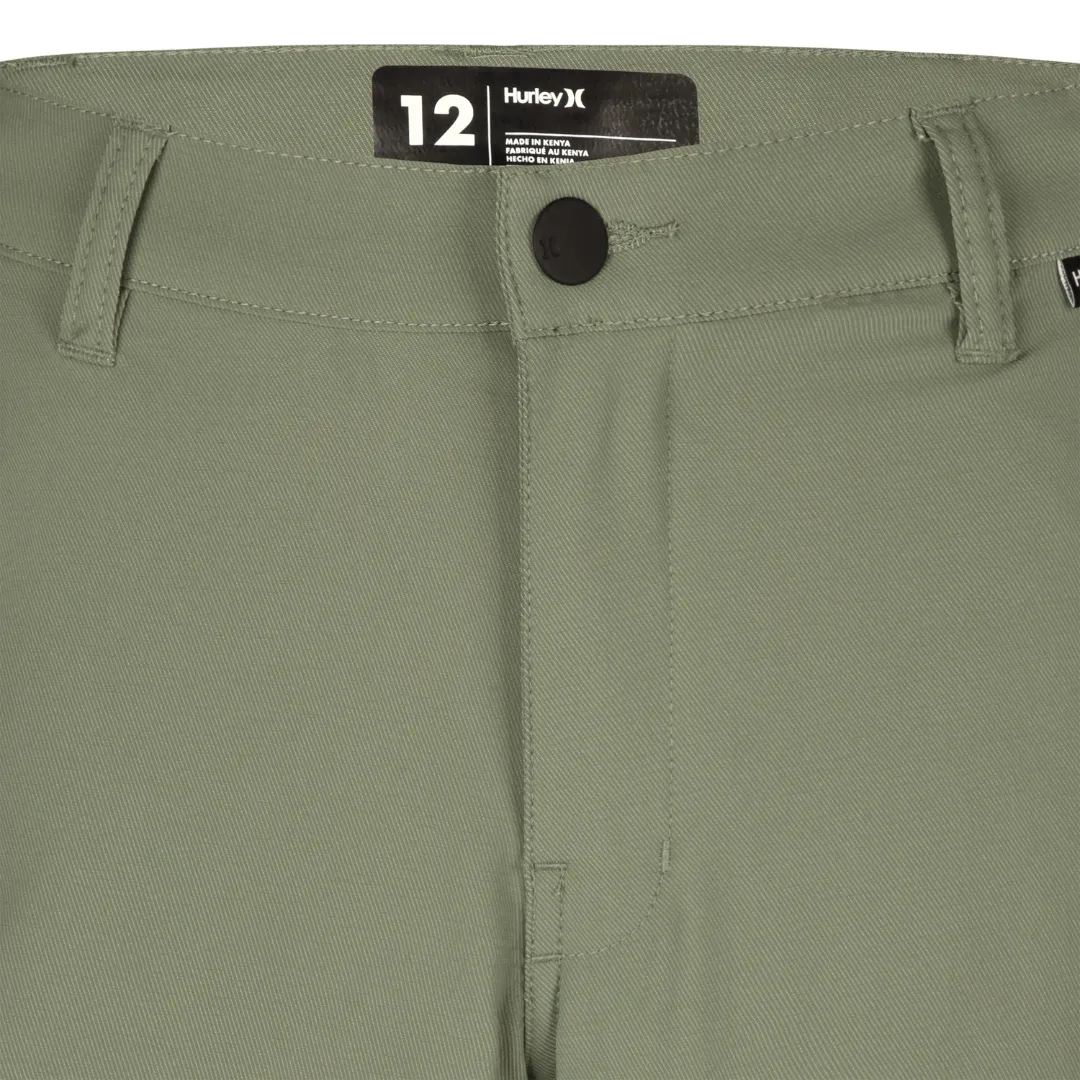 Hurley H20 Chino Walkshorts Spiral Sage (Big Kids)