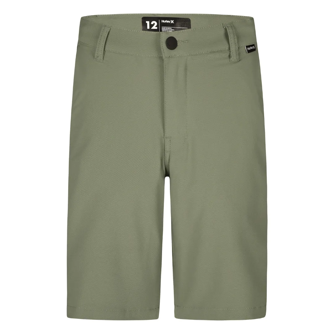 Hurley H20 Chino Walkshorts Spiral Sage (Big Kids)