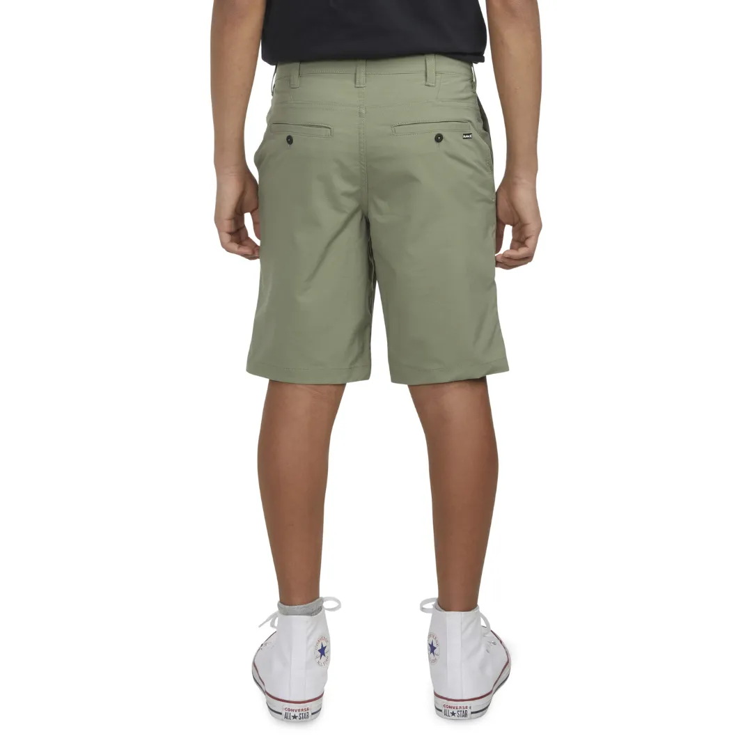 Hurley H20 Chino Walkshorts Spiral Sage (Big Kids)