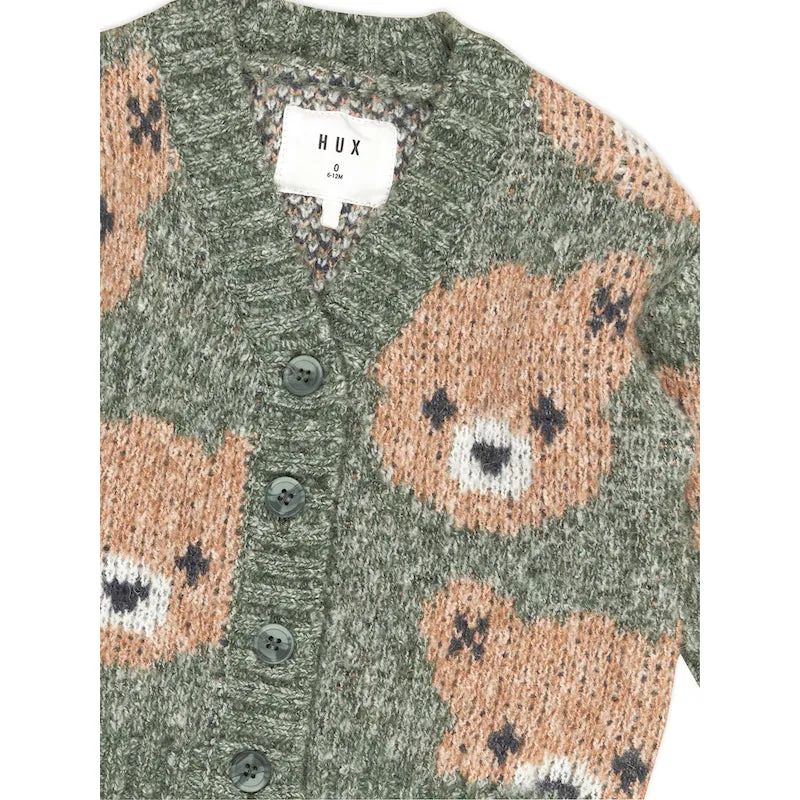 Huxbaby Light Spruce Huxbear Boxy Cardi