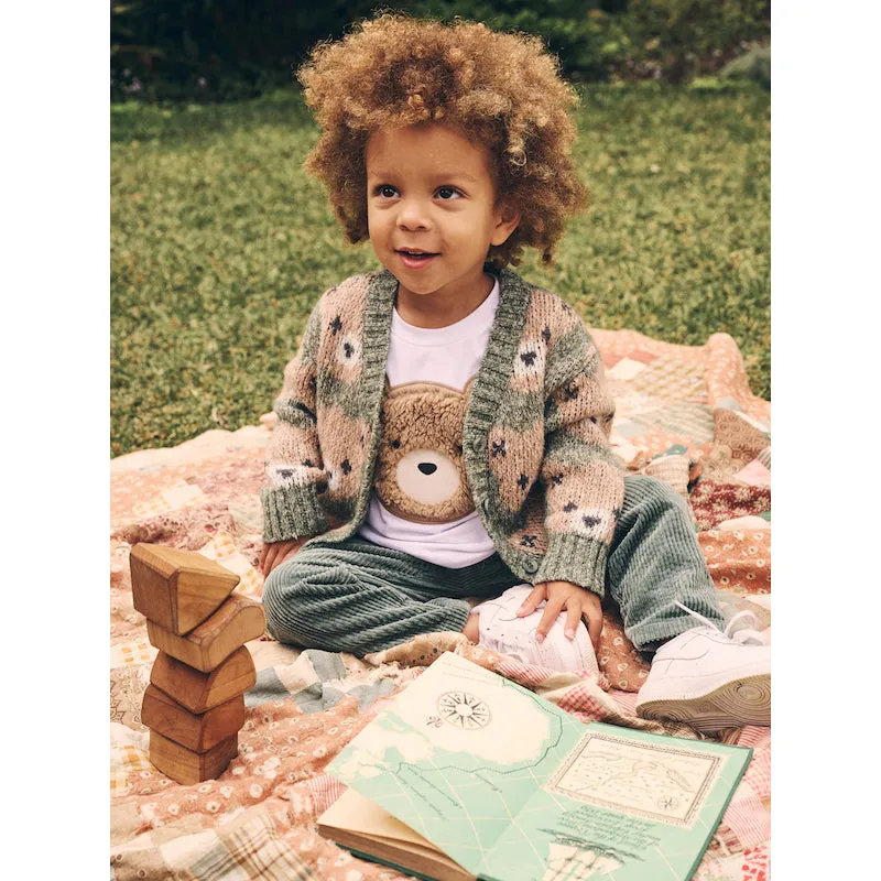 Huxbaby Light Spruce Huxbear Boxy Cardi