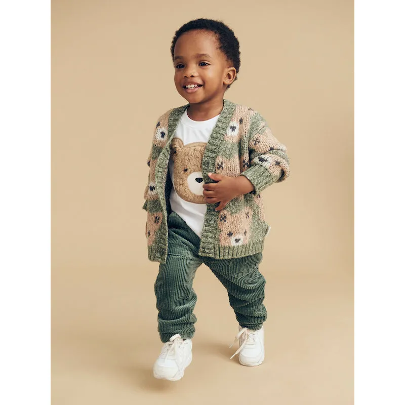 Huxbaby Light Spruce Huxbear Boxy Cardi