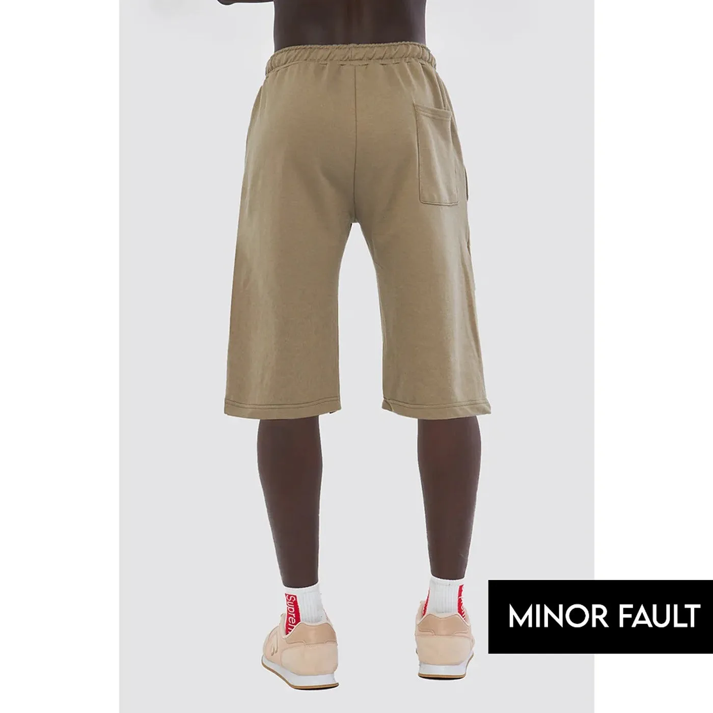 (Minor Fault) Olive 3/4 Relaxed Fit Shorts