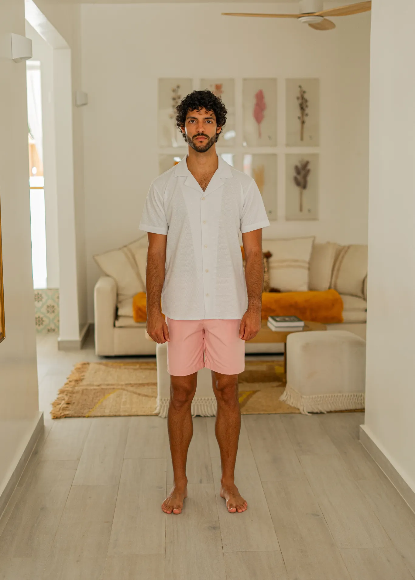PINK CHINO SHORTS