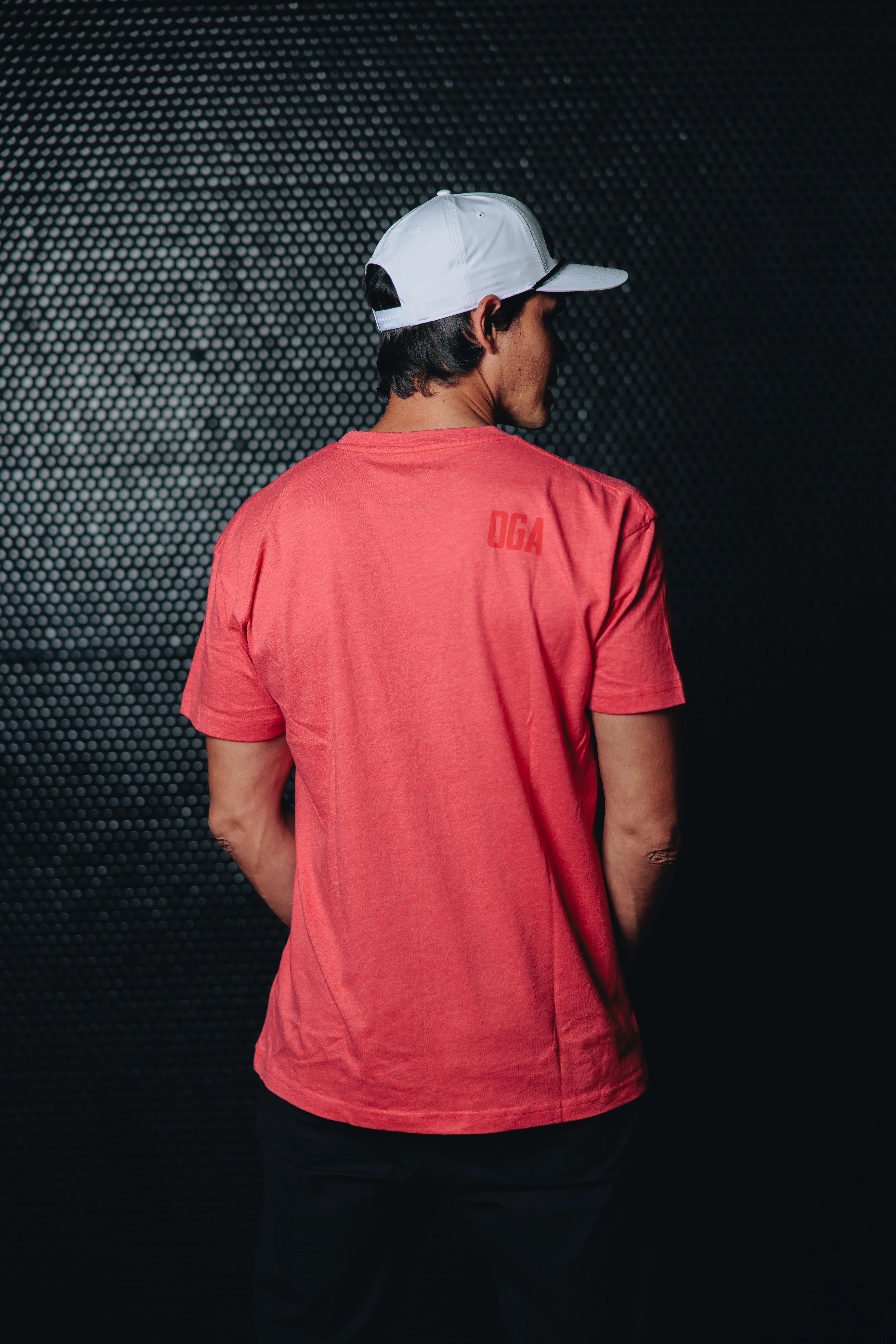 "OG Script" - OGA Unisex Graphic Tee - Red Heather