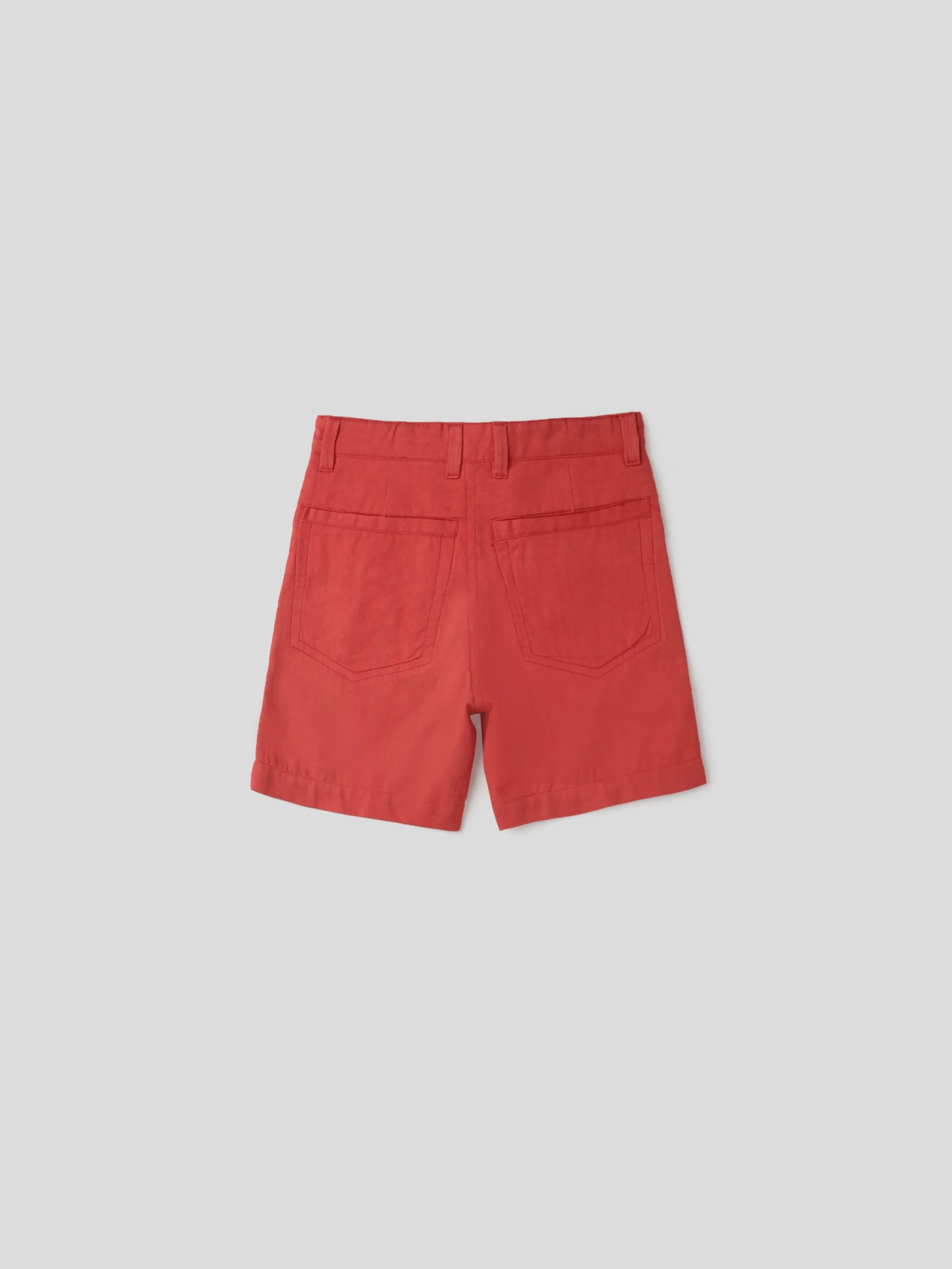 Red Chino Shorts