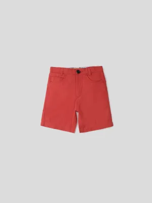 Red Chino Shorts