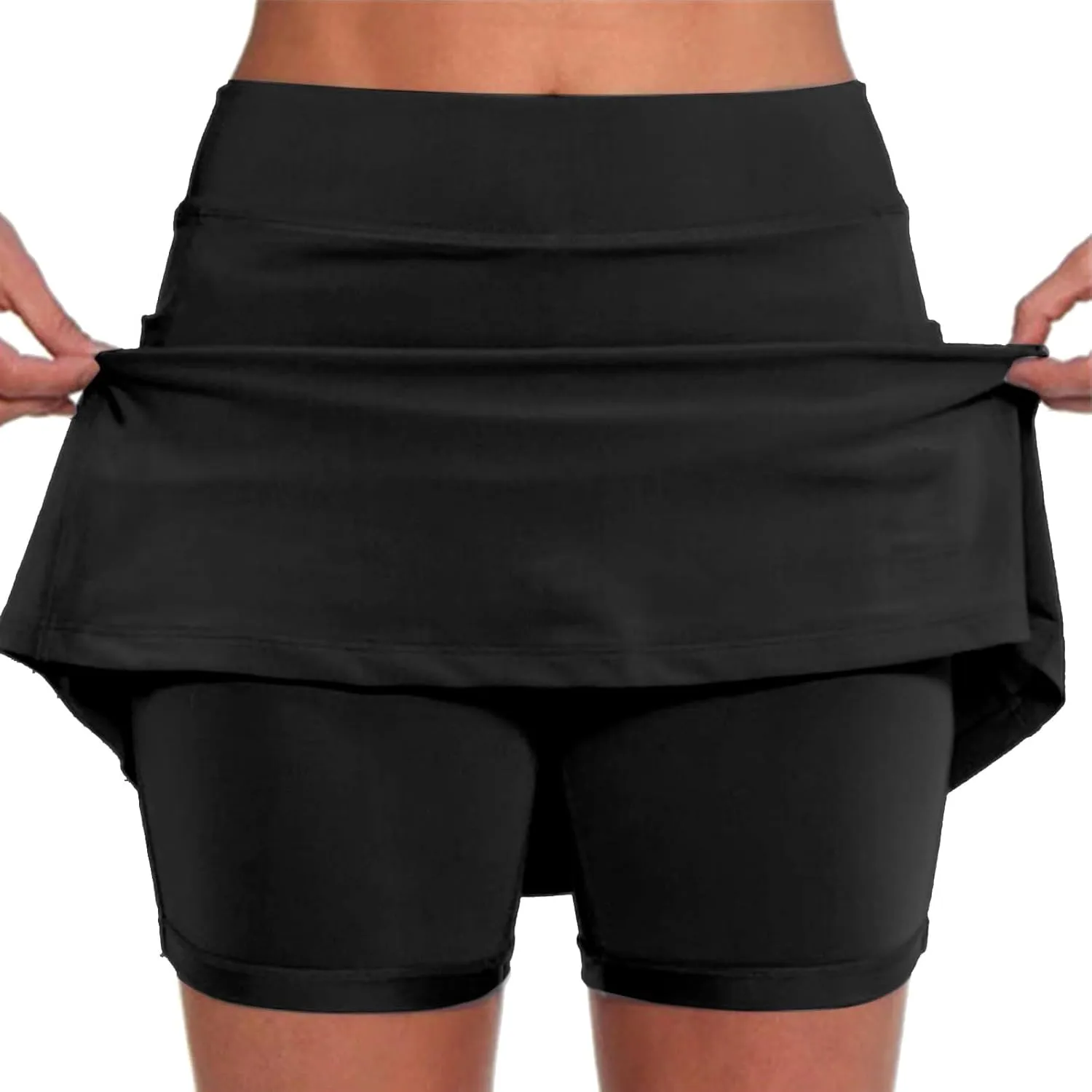 SHAOBGE Women Shorts Elastic Yoga Culottes Solid Color Athletic Pants Lightweight High Waist Skinny Floral Print Joggers 2025
