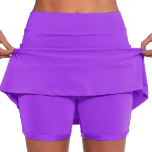SHAOBGE Women Shorts Elastic Yoga Culottes Solid Color Athletic Pants Lightweight High Waist Skinny Floral Print Joggers 2025