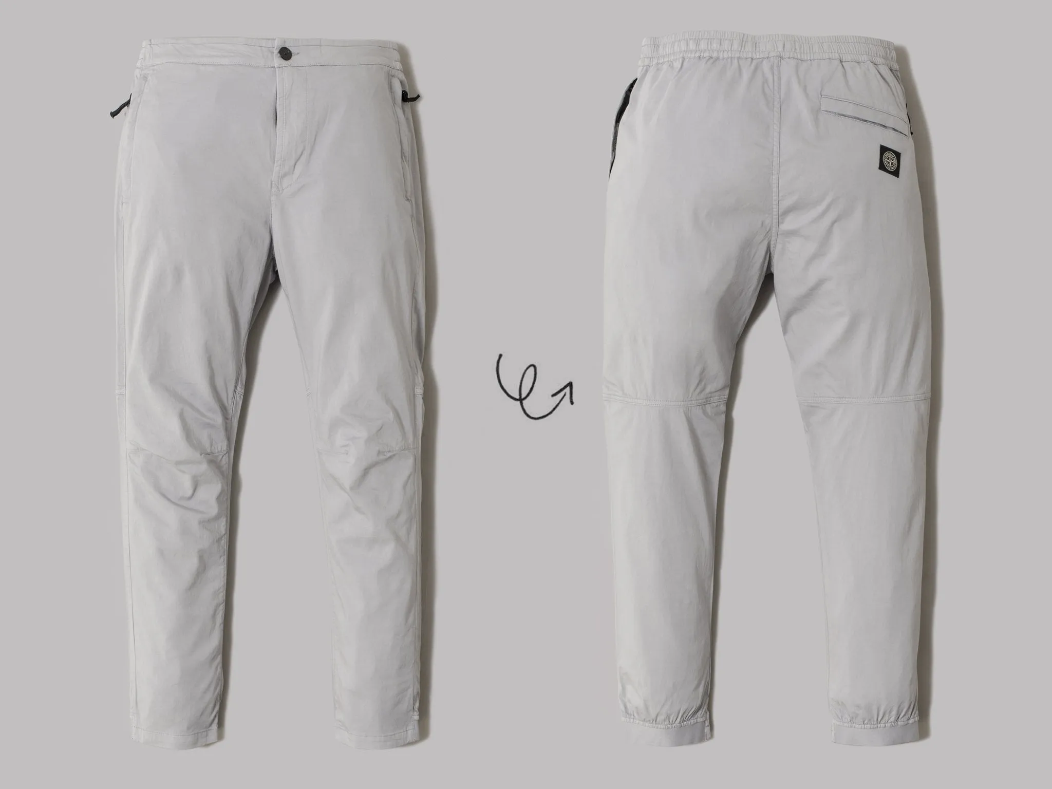 Stone Island Garment Dyed Trousers (Polvere)