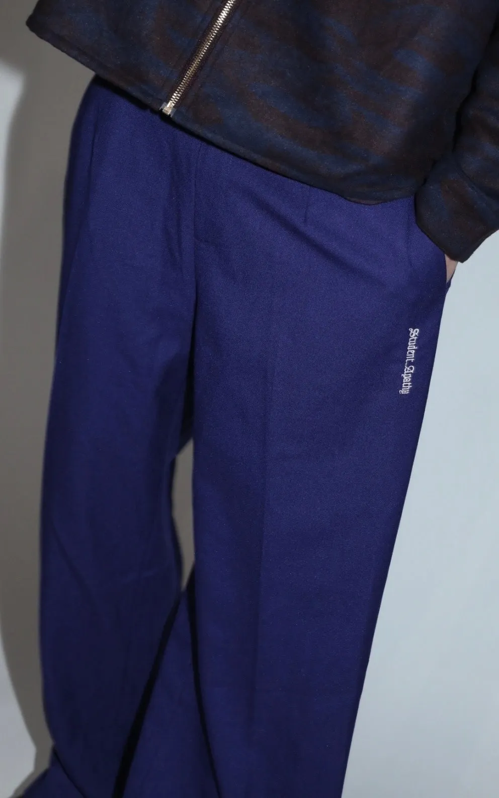 student apathy center press slacks pants